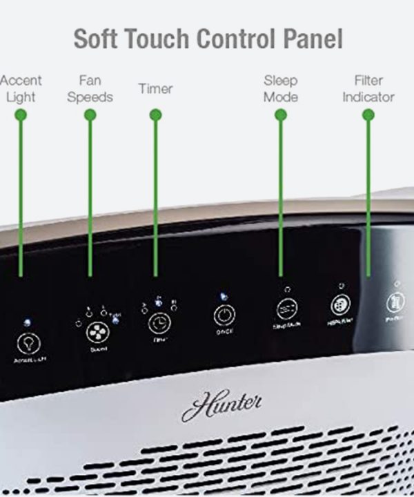 Hunter HP800 Multi-Room Whole Home Console Air Purifier